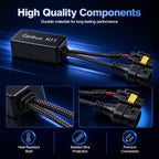 H7 Canbus Decoder, H11 9005 9006 Resistor Decoders Error Free LED Warning Canceller Resistor Adapter,H4 LED Light Canbus Decoder