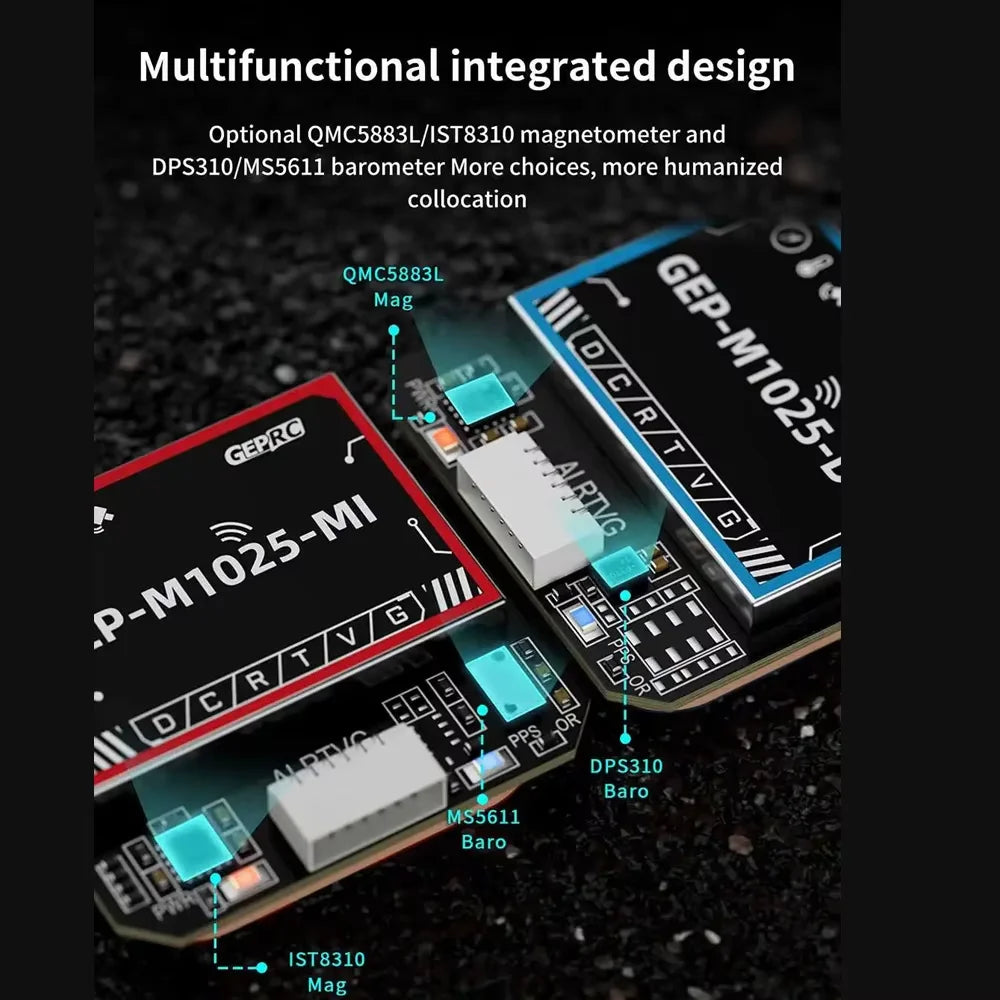 GEPRC GEP-M10Q / M10 Nano / GEP-M1025 DI MI Q GPS U-Blox M10 GNSS Receiver Fast Satellite Lock For RC FPV Drone