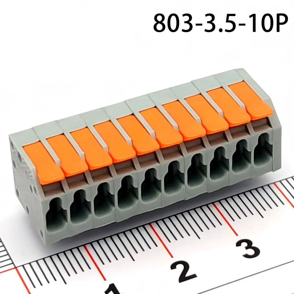 1Pcs PCB terminal block FS1.5 DA803R 2601 1.5 mm² spacing 3.5 or 5.0 mm pitch gray 2601-1102 3 4 5 6