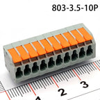 1Pcs PCB terminal block FS1.5 DA803R 2601 1.5 mm² spacing 3.5 or 5.0 mm pitch gray 2601-1102 3 4 5 6