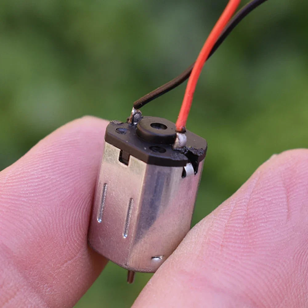 2PCS Flat Micro N20 Motor DC 3V 3.7V 14000-17300RPM High Speed Large Torque Mini Motor 10*12mm for Model Toy Production