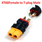 1/5/10Pcs T Deans Plug Male / Female to XT60 Female / Male Connector Adapter For RC LiPo Battery Helicopter Quadcopter RC Parts