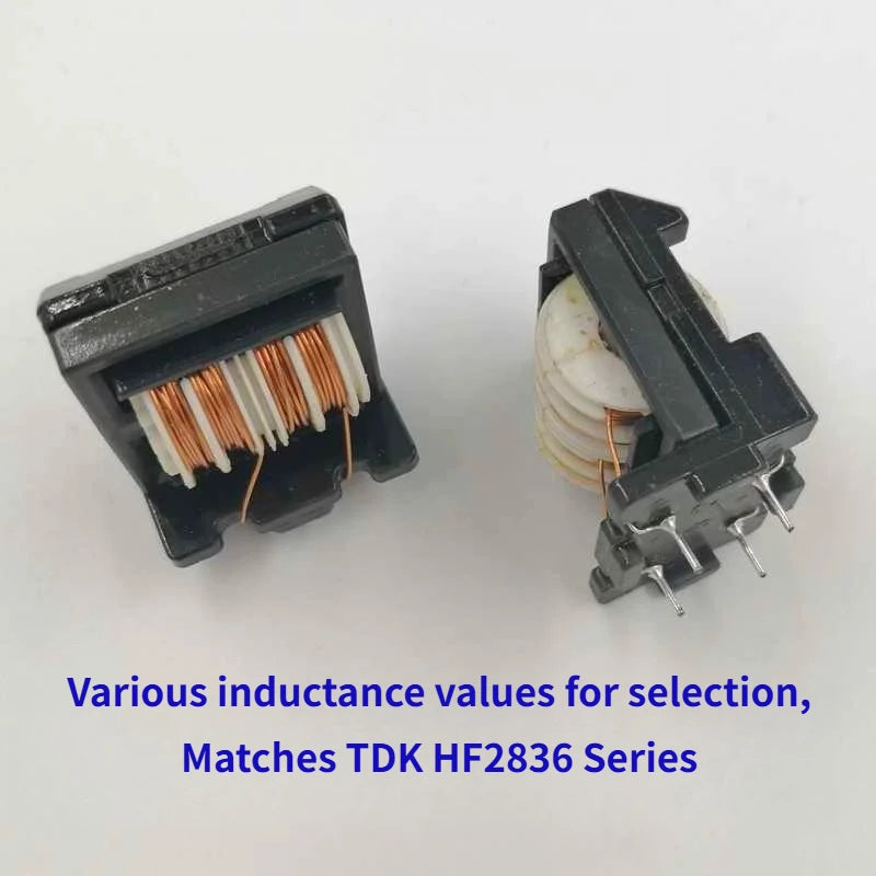 HF2836 ET28 Vertical Common Mode Choke 3.3/4.7/8/12/22/33/47mH Power Line Filter Inductor