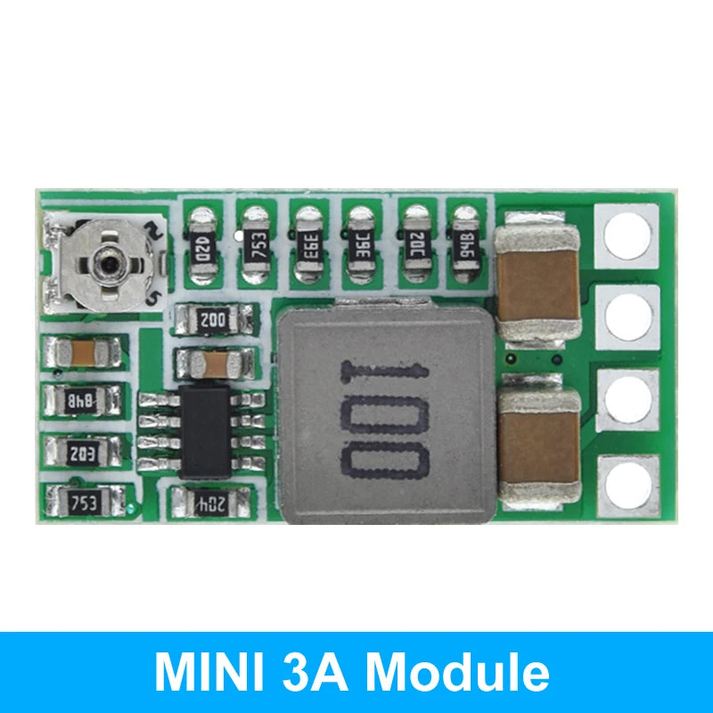 1/5PCS Mini DC-DC 12-24V To 5V 3A Step Down Power Supply Module Voltage Buck Converter Adjustable 97.5% 1.8V 2.5V 3.3V 5V 9V 12V