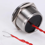 ABILKEEN 30mm 1NO Momentary/Latching Function Piezo Electric Switch IP68 Waterproof Pressure-Sensitive Switch
