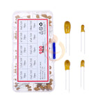 100pcs 10values x 10pcs 16V Tantalum Capacitor Assortment Kit 1uF 2.2uF 3.3uF 4.7uF 10uF 15uF 22uF 33uF 47uF 100uF