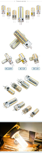 10Pcs/lot G4 LED Light Bulb 2W 3W 4W 5W 7W 9W AC DC12V 220V Corn Lamp SMD2835 Spotlight Chandelier Lighting Replace Halogen Lamp