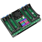 Battery Tester LCD Display Universal Battery Checker Analyzer Charger for 18650 Batteries 4 Channel Internal Resistance Tester