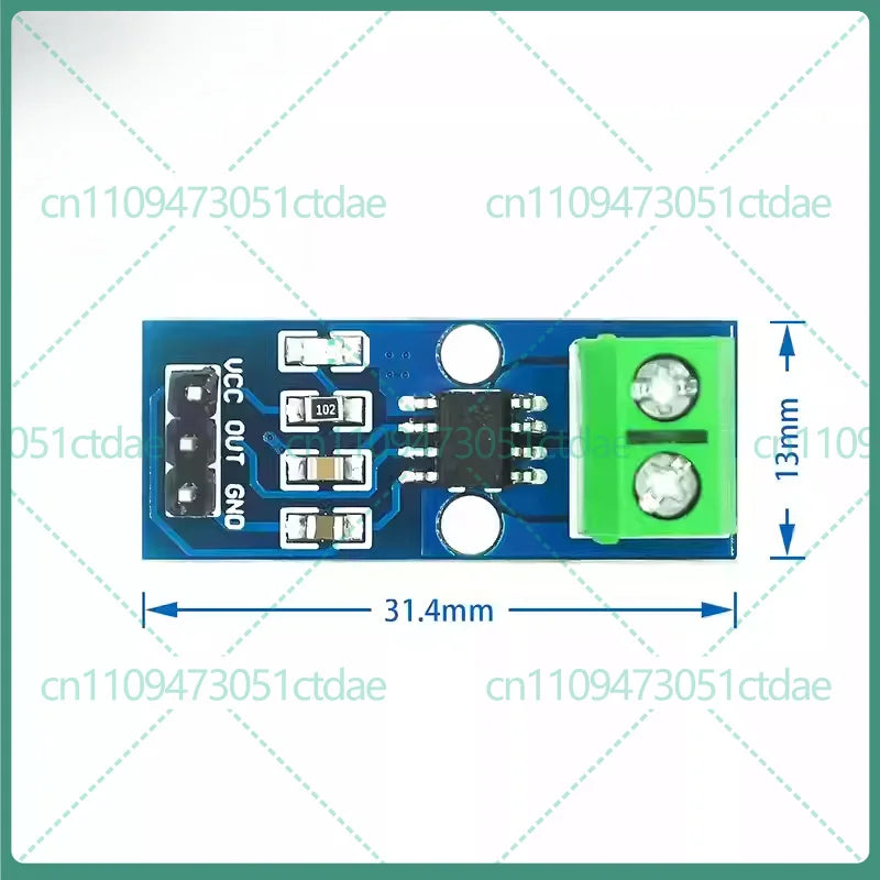 10-50PCS For ACS712 ACS724 5A 20A 30A Hall Current Sensor Module 05B