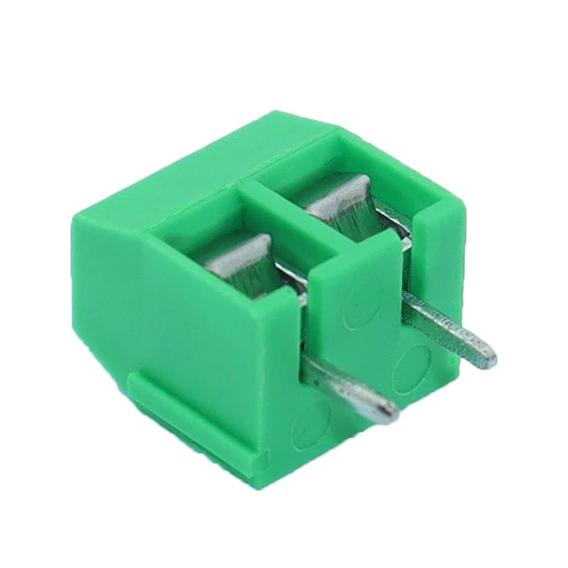 10/20/50Pcs/lot KF301-5.0-2P KF301-3P KF301-4P Pitch 5.0mm Straight Pin 2P 3P 4P Screw PCB Terminal Block Connector Blue Green