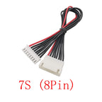 5Pcs/lot JST XH 2.54mm Pitch 2/3/4/5/6/7S 22AWG Silicone Wire Lipo Balance Wires Extension Cable Connector XH2.54 Male to Female