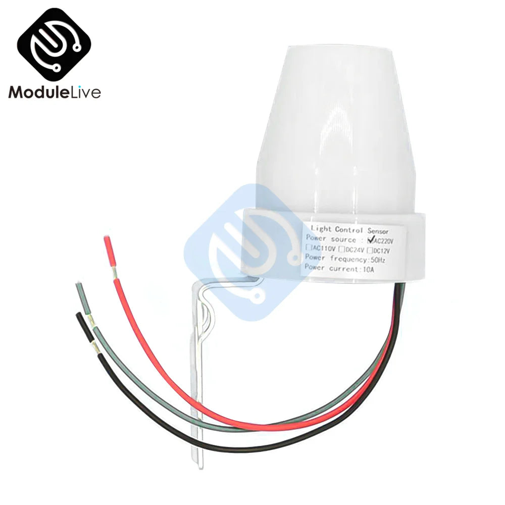 AS-22 Automatic On Off Photocell Street Lamp Light Switch Controller AC 110V 220V Photo Control Photoswitch Sensor Adjustable