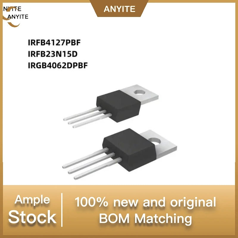 10Pcs/LotNewIRFB4127PBF  IRFB4127  B4127 4127  IRFB23N15D FB23N15 FB23N15D  IRGB4062DPBF  IRGB4062 4062 GB4062D  TO-220