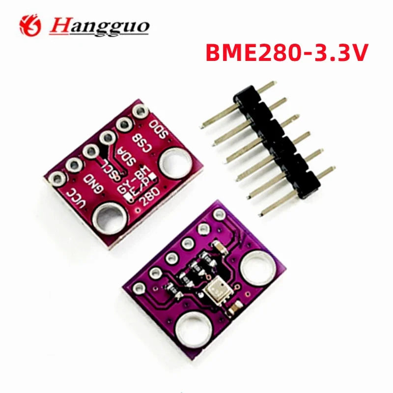 10PCS BME280-3.3 BMP280-3.3V BMP280-5V I2C SPI 1.8-5V Digital Module Temperature Barometric Pressure Sensor Module For  Arduino