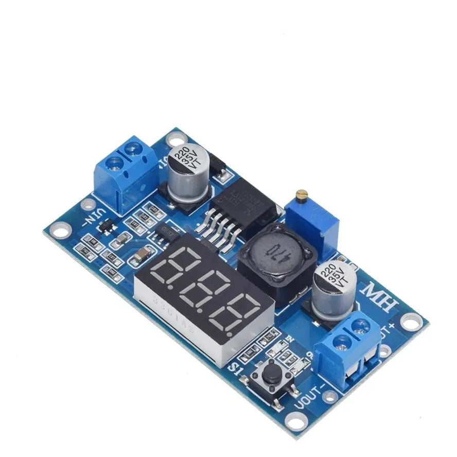 LM2596 DC DC Step Down Converter Voltage Regulator LED Display Voltmeter 4.0~40 to 1.25-37V Buck Adapter Adjustable Power Supply