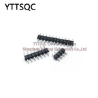 50PCS 2.54mm Pitch Pin Header Single Row Male Low Profile L7.5 Breakaway PCB Board Connector Straight Pinheader Plug 1*2P-40Pin