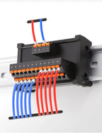ENMG ECTB Terminal Block 10A 24-Point 42-Point 48-Point 84-Point PLC Signal Transfer Junction Rail Mount Power Distribution Box.