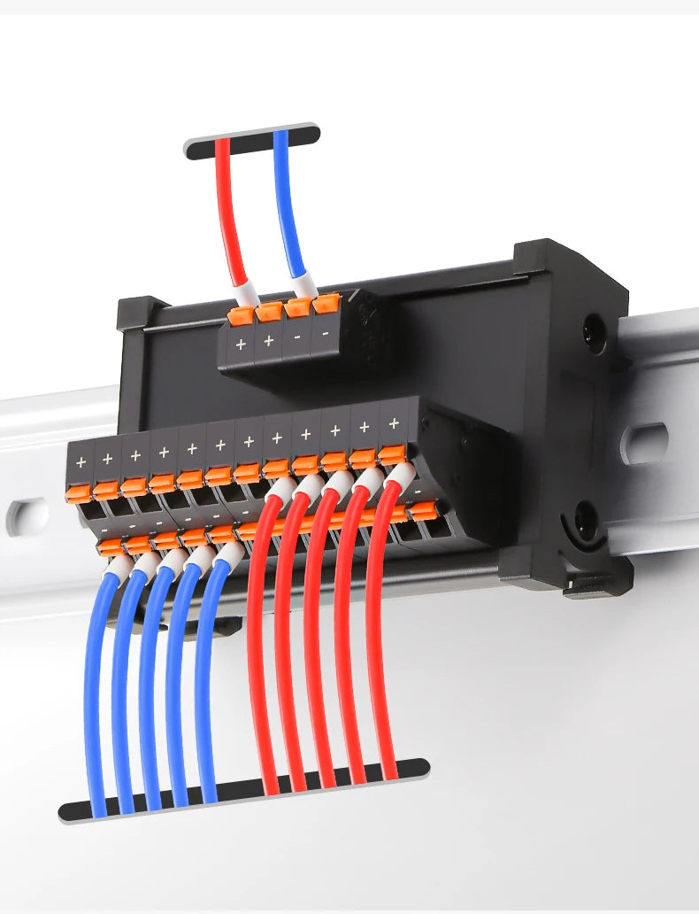 ENMG ECTB Terminal Block 10A 24-Point 42-Point 48-Point 84-Point PLC Signal Transfer Junction Rail Mount Power Distribution Box.