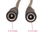 DC Power Plug 5.5 X 2.1 2.5mm 5.5 * 2.1mm Male Female CCTV Adapter Connector Cable Extension Cords 12V Surveillance Camera