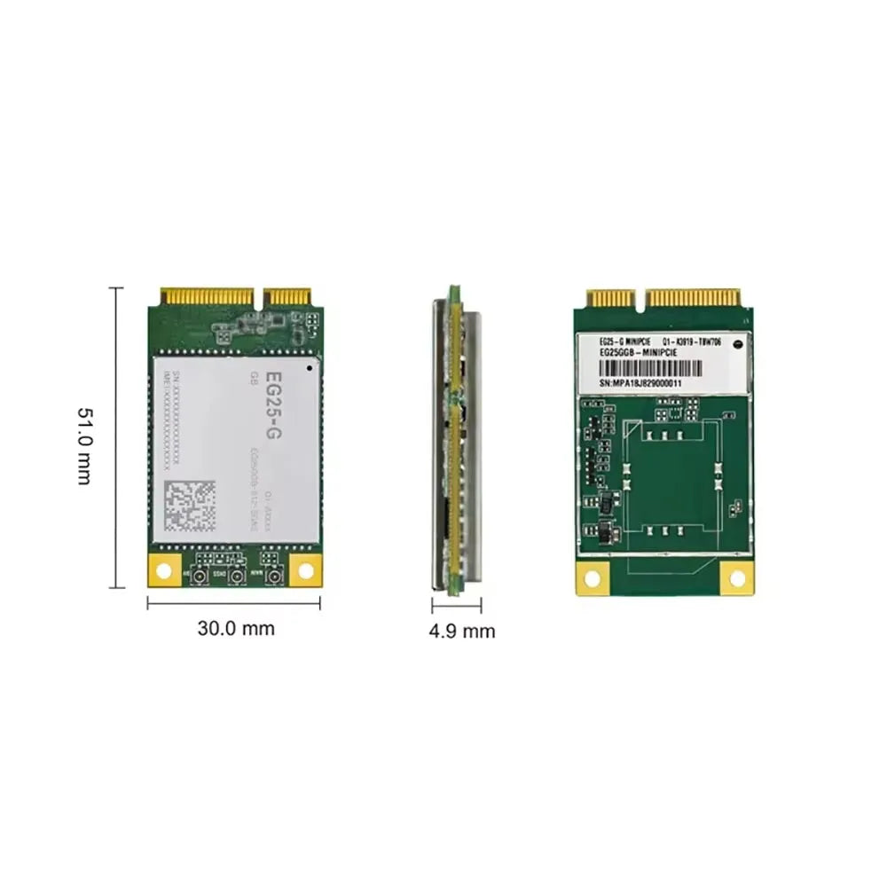 Quectel EC25-G MINI PCIE Global LTE CAT4 Module With SIM Card Slot EG25GGB-MINIPCIE-S For Industrial Router PDA Tablet PC Dongle