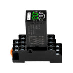 H3Y-4 DC12V DC24V AC220 Time Relay Cycle Time Control Delayer Digital Display With Base Power Supply