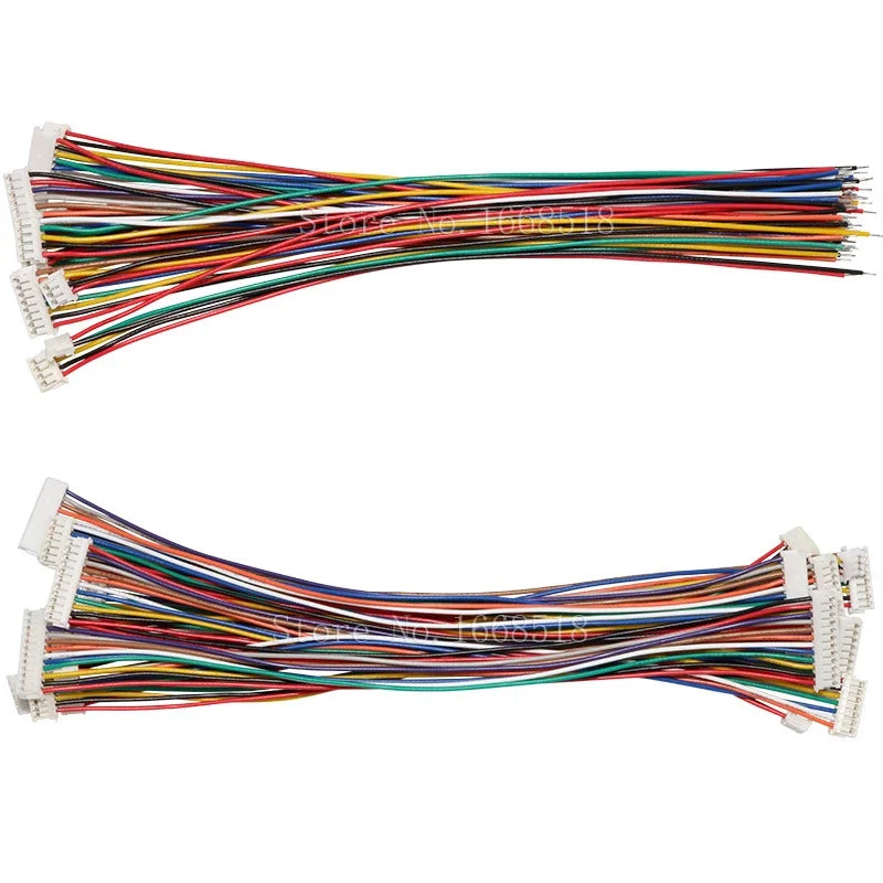 10PCS ZH 1.5mm Wire Cable Connector DIY ZH1.5 JST 2/3/4/5/6/7 Pin Electronic Line Single/double head Connect Terminal Plug 28AWG