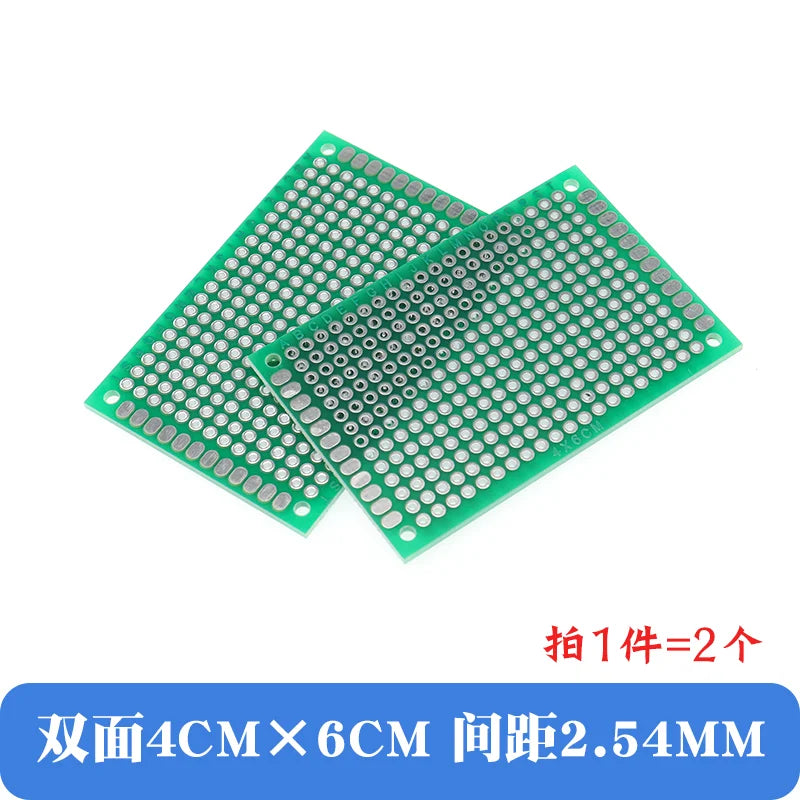 2x8cm 6x8cm 7x9cm 5x7cm 8X12cm 15X20cm 18X30cm 20X30cm Double Side Prototype Diy Universal Printed Circuit PCB Board Protoboard