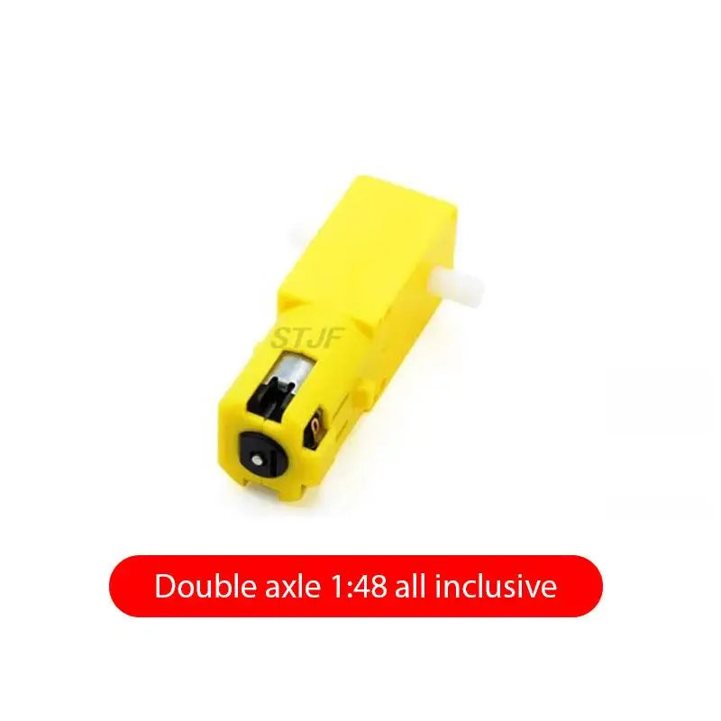 TT Motor 130 Motor Smart Car Gear Motor Robot Gear Motor Smart Car Double Shaft Yellow