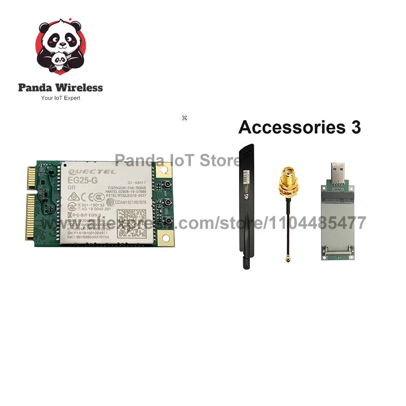 Quectel Mini Pcie With Sim Slot EG25-G EG25-GGB EG25GGB-256-SGNS Compatible With EC25 Module CAT4 Global Accessories Optional