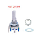 New Original EC11 Rotary Encoder with Switch Shank Length 15mm/20mm Plum Shank Half Shaft 20 Pulses Digital Signal Potentiometer