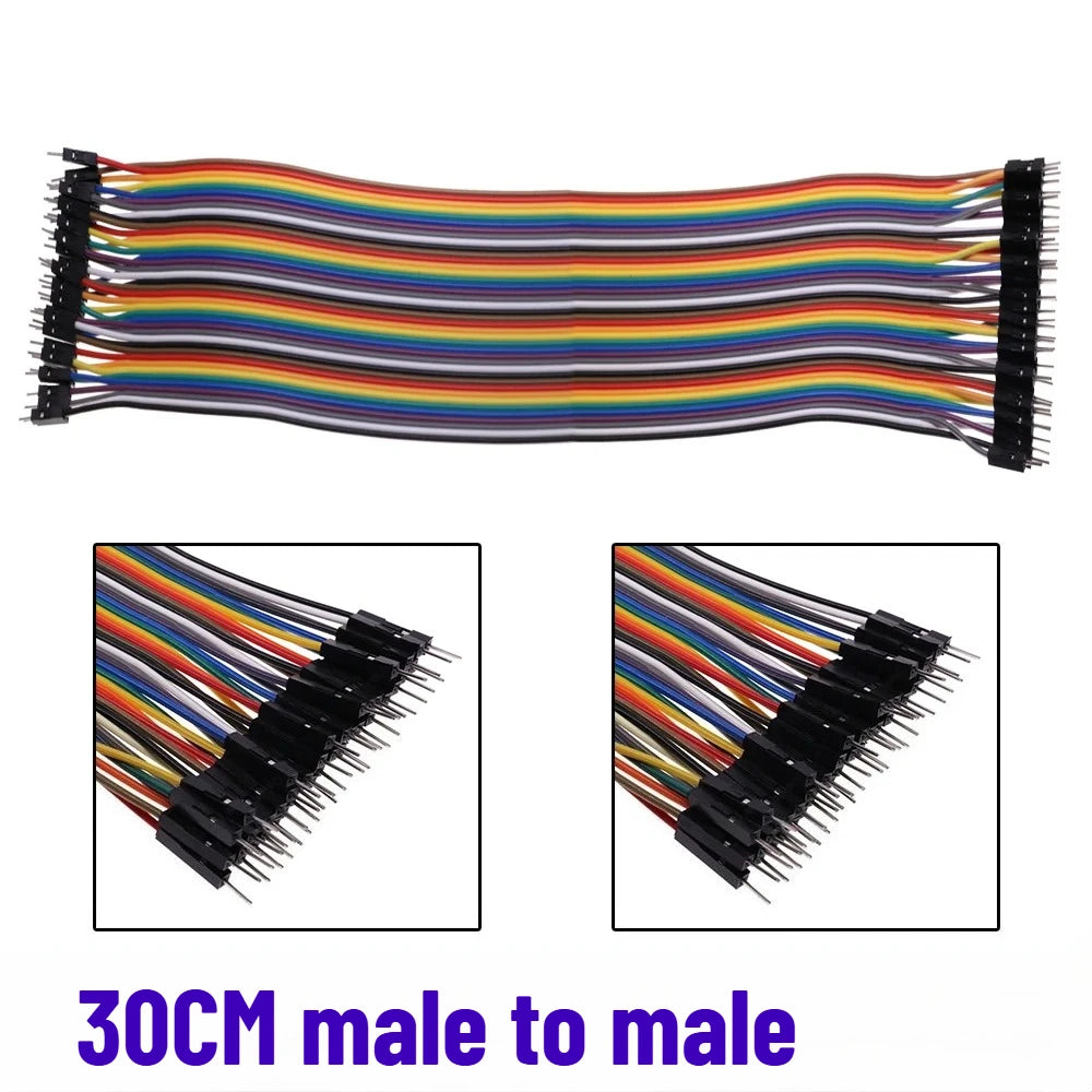 MB102 Breadboard Power Module 3.3V/5V MB-102 830 Points Prototype Bread Board for Arduino Kit 10/20/30cm Dupont Wire 65pcs Cable