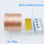 Copper Welding Wick Wire Solder and High Purity Rosin Soldering Paste for PCB Board BGA Repair Tool Desoldering Mesh Braid Tape