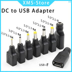 USB to DC Adapter 5.5*2.5/5.5*2.1/4.8*1.7/4.0*1.7/3.5*1.35/3.0*1.1/2.5*0.7/5.5*1.7 USB female to DC male power adapter