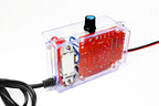 Electronic DIY LM317 Adjustable Voltage Regulated Kit DC Step-down Power Supply Making Parts With Case Soldering Assembly 220V