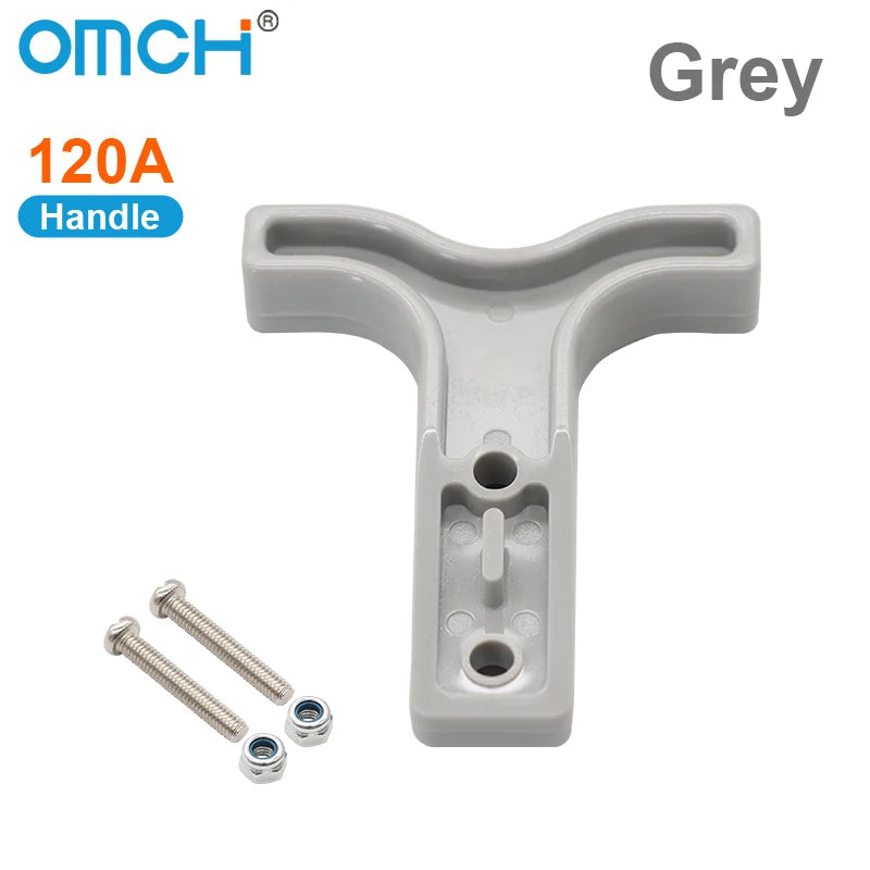 OMCH 50A 120A 175A 350A Double Pole with Copper Contact Power Connectors Accessories Handle Soft Rubber Dust Cover