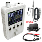 FNIRSI 2.4” TFT Handheld Digital Oscilloscope 0-200KHz Bandwidth 1M Sampling Rate with BNC-Clip Cable Probe and Power Supply