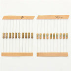 300PCS 1Ohm-3M 0.5W Resistor Assortment Kit Set Carbon Film Metal Resistors DIY Resistance Assorted Kit 470R 560R 2.7K 10K