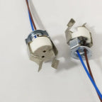 5Pcs MR11 MR16 Gu5.3 LED Halogen Light Socket Porcelain 0.75mm2 30cm Wire Lead Pin Clamp Thread Head Lamp Cup Plug Lamp Holder