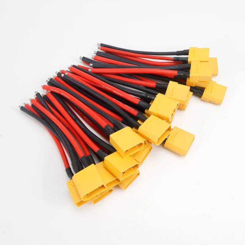 1/5 Pairs XT90 Connector Parallel Battery Extension Cable 12AWG Silicone Wire for RC Lipo Battery Motor