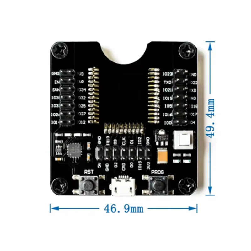 ESP8266 ESP-WROOM-32 ESP32-WROVER Development Board Test Programmer Socket Downloader for ESP-01 ESP-12F ESP-07S ESP-12S ESP32