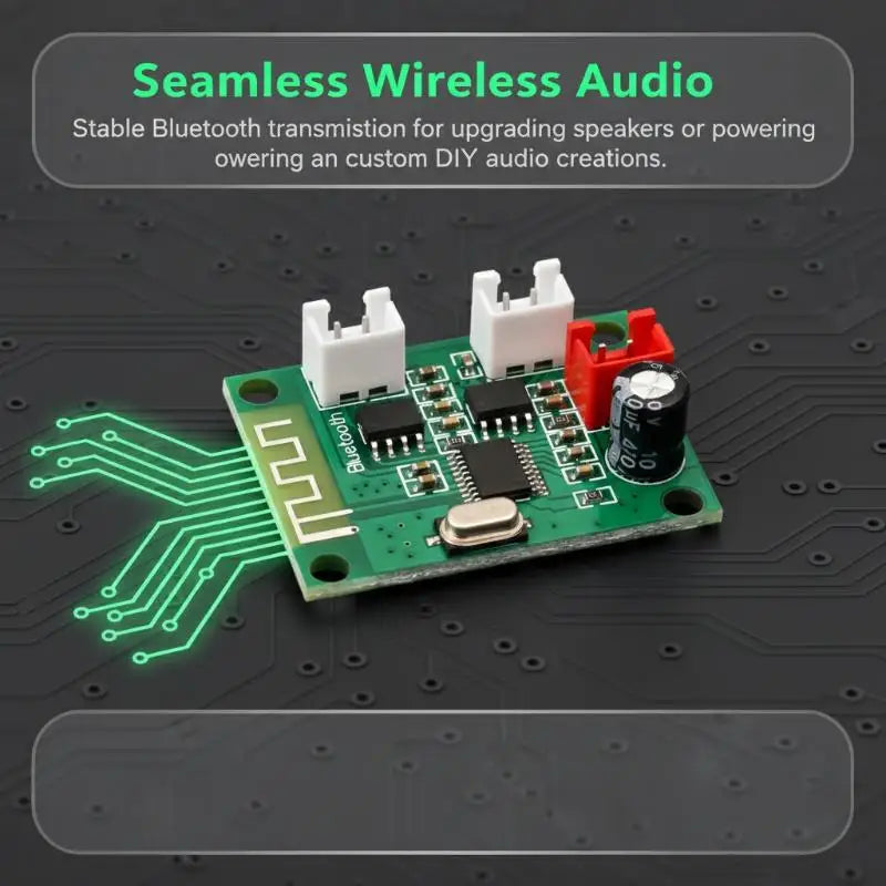 Wireless Bluetooth Audio Amplifier Board Dual Channel 4Ohm 3W Plus 3W DC 3.3V 5V Stereo Module for DIY Audio Speaker Projects
