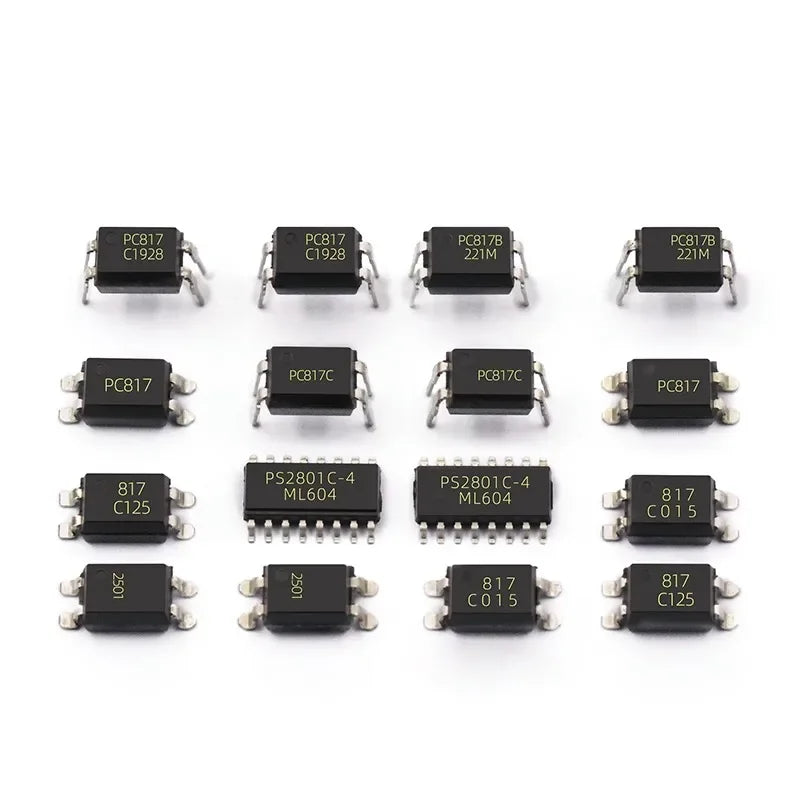 10pcs PC817B EL817C PC817A PS2501 PS2801 PC817C PC817 SOP-4 DIP-4 SOP-16 Transistor Output Optocoupler