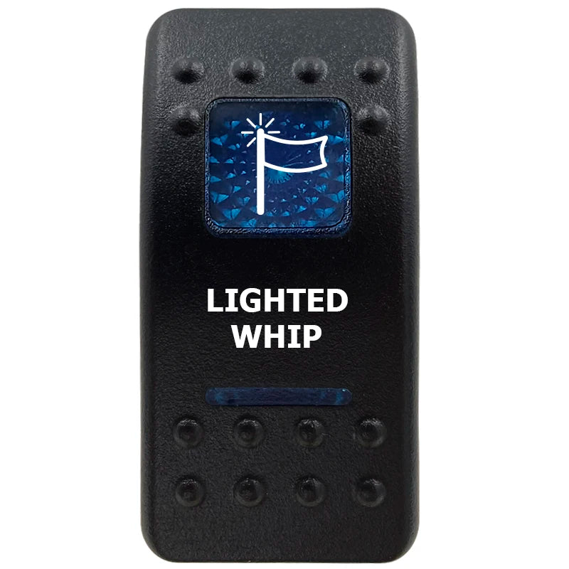 12V Marine Grade Rocker Switch SPST/ON OFF, DPDT/(ON) OFF (ON) Blue Led Light Bar for Carling ARB NARVA Replace Waterproof IP66