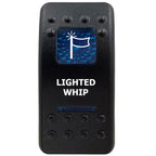 12V Marine Grade Rocker Switch SPST/ON OFF, DPDT/(ON) OFF (ON) Blue Led Light Bar for Carling ARB NARVA Replace Waterproof IP66