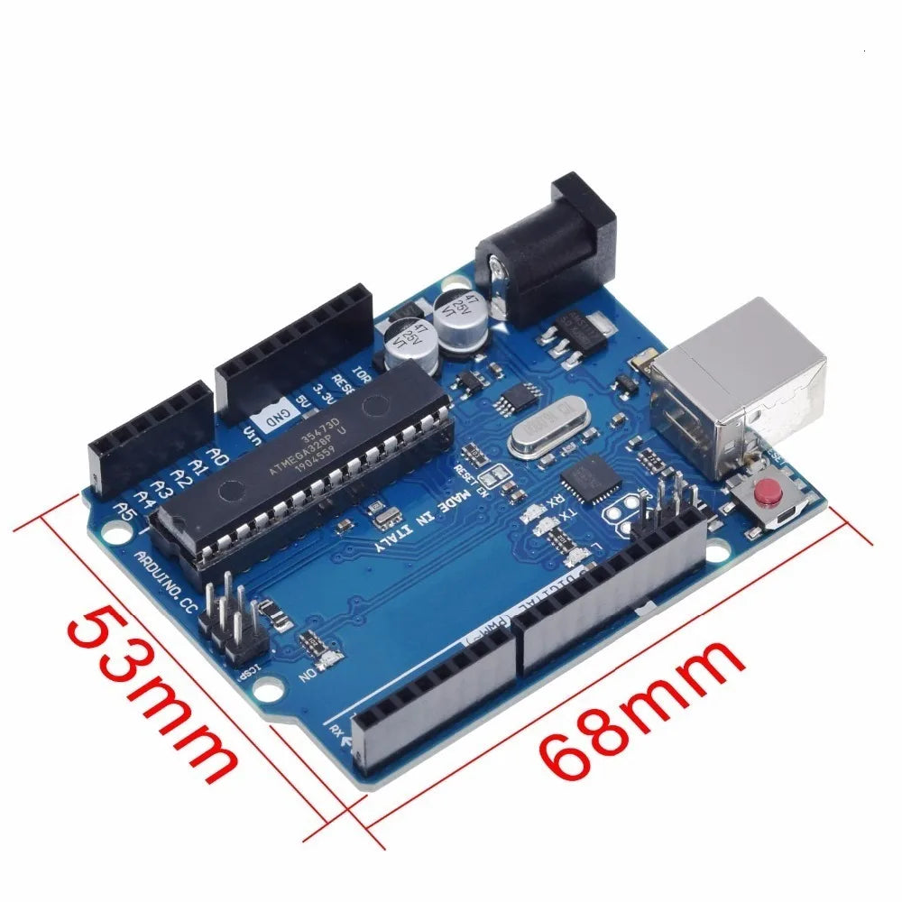 1 Set UNO R3 Official Box ATMEGA16U2+MEGA328P Chip For Arduino UNO R3 Development board + USB CABLE