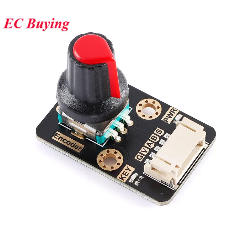 Rotary Encoder Module for Arduino Brick Sensor Development Round Audio Rotating Potentiometer Knob Cap EC11 PH2.0-5pin Interface