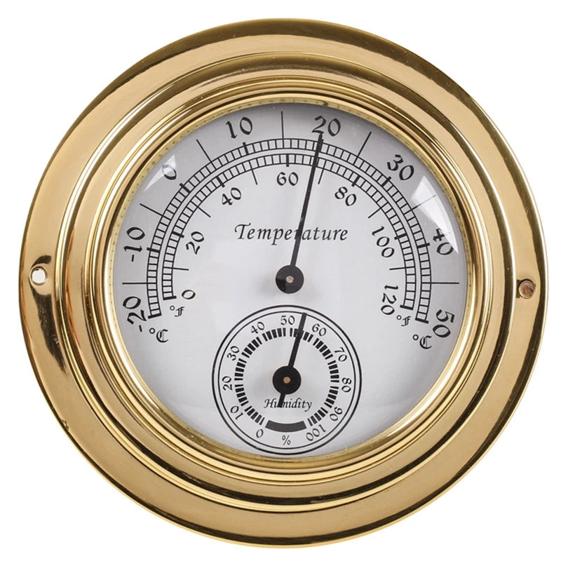 Wall Mounted Weather Station, Temperature Humidity Measurement Barometer Thermometer Hygrometer for Tide Clock Home Cloc