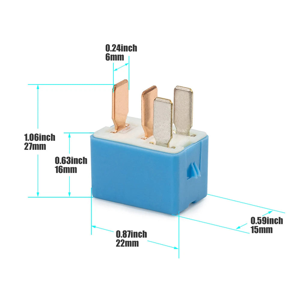 4 Pin 12V 90080-87026 9098702028 A/C Automotive Relay Switches Air Conditioning Beam Light Fuel Pump Relay For Toyota Lexus