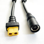 1pc XT60 Female to DC 8020 8.0mm x 2.0mm Female Adapter Cable Connectos Solar Generator Portable Power Station 14AWG