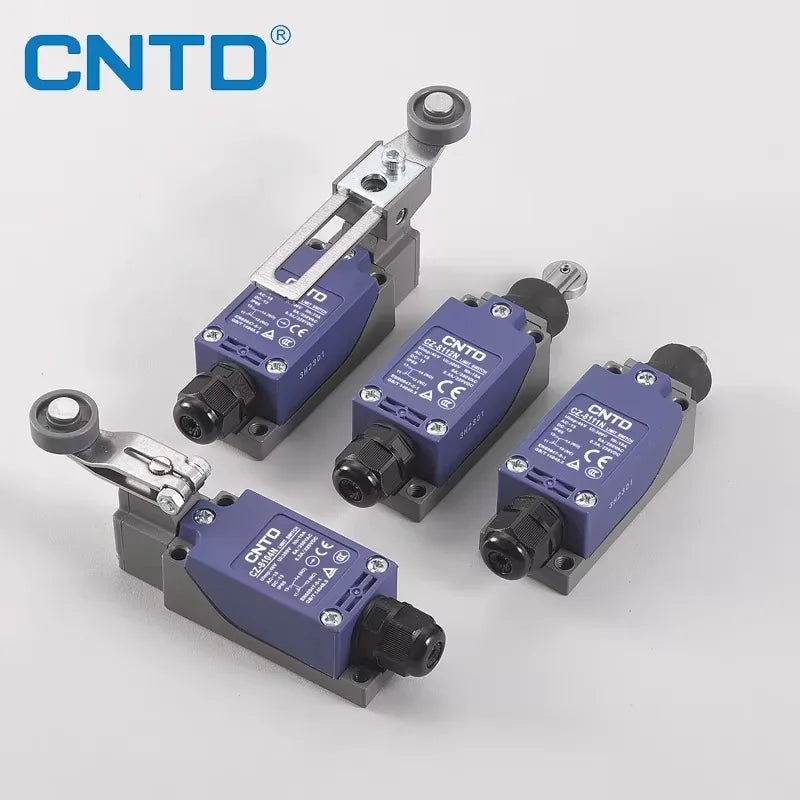 CNTD CZ-8109N Limit Switch Roller Rocker Arm Self Reset IP65 10A 250V SPDT Position Sensor for CNC Machine Industrial CE CCC